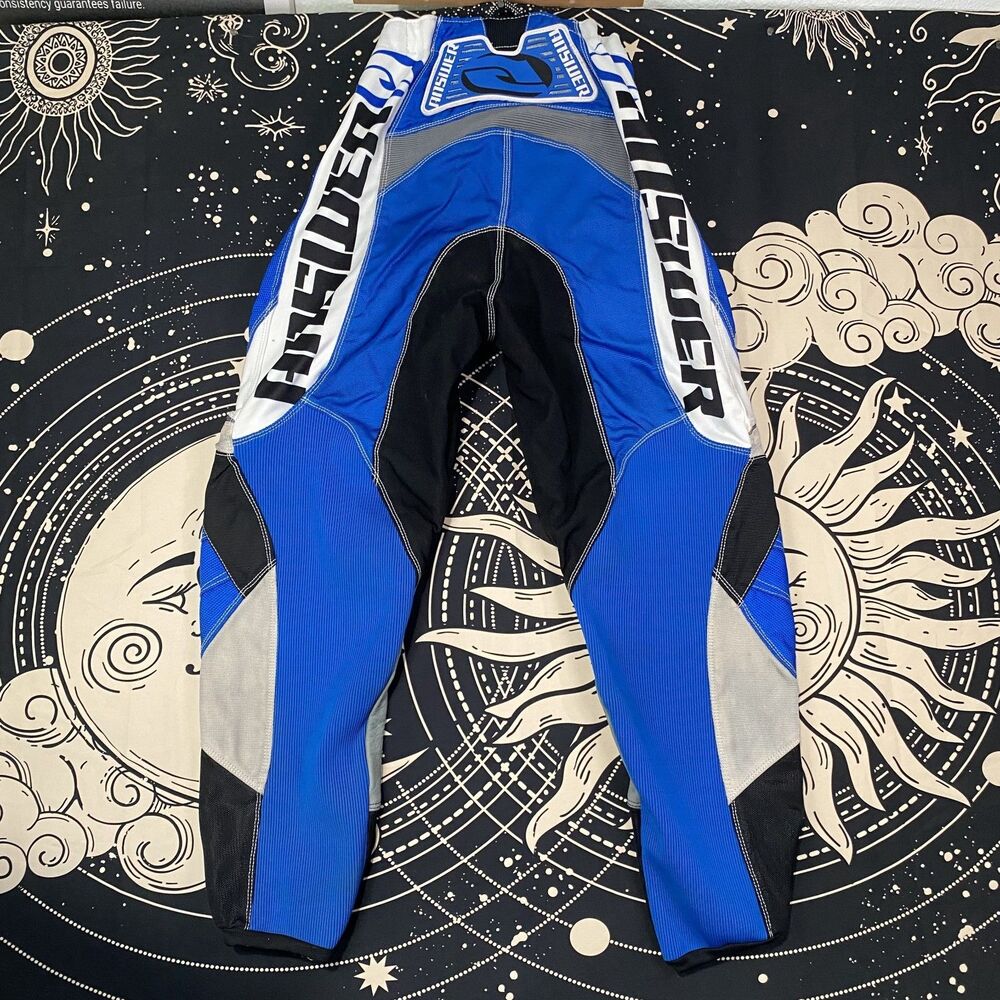 Answer Racing Motorcycle Riding Pants Size 28 Motocross Dirt Bike Off Road - Picture 4 of 7